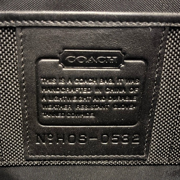 Vintage Coach black laptop briefcase - Picture 2 of 16